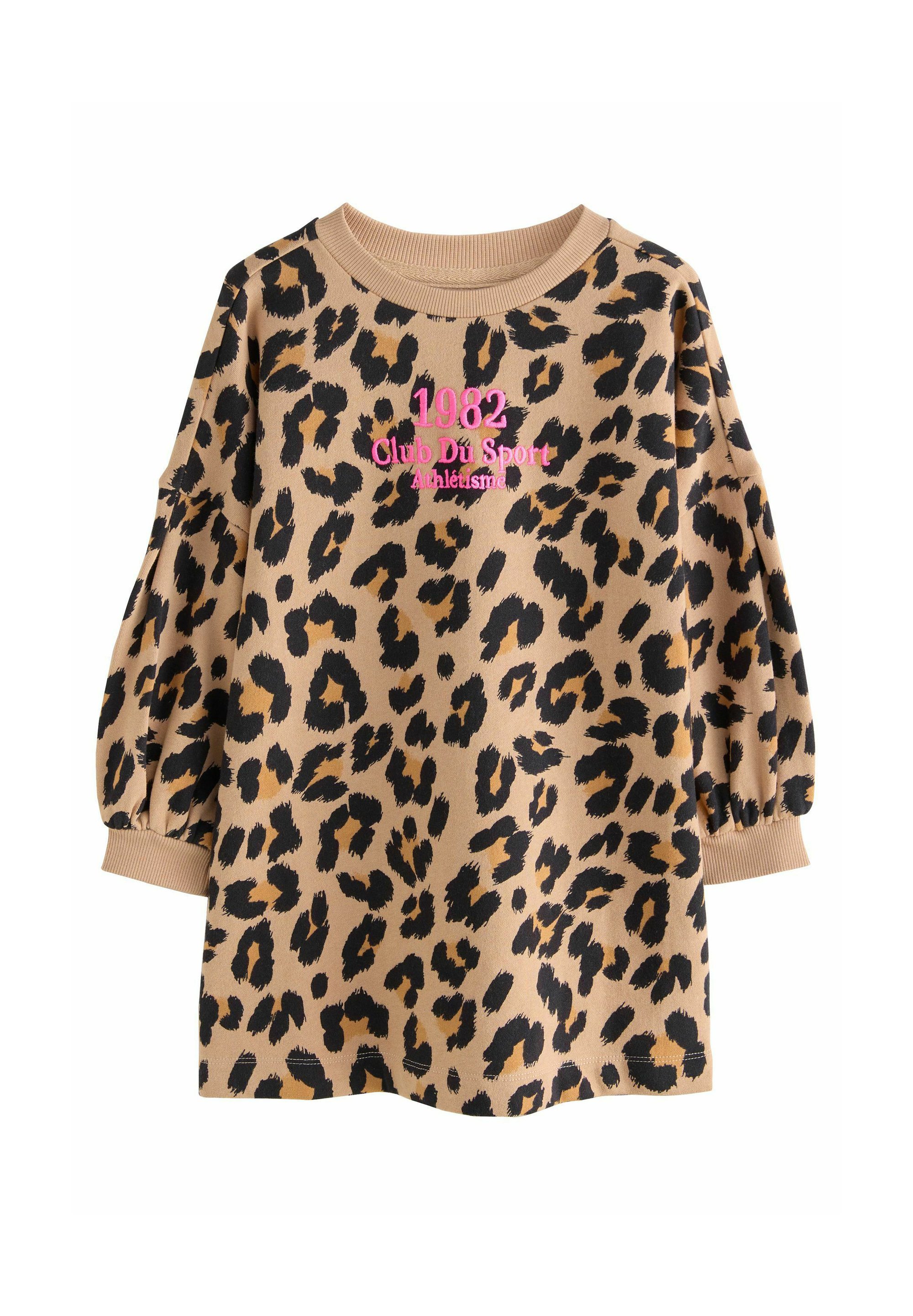 Next Abito in maglia animal print/marrone
