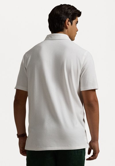 Polo Ralph Lauren CLASSIC FIT TENNIS CREST MESH POLO SHIRT - Polokošeľa - white