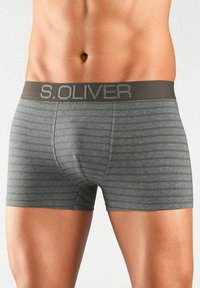 s.Oliver RETRO 4ER PACK BEQUEM  - Pants - grau gestreift   bordeaux gestreift   blau gestreift   anthrazit gestreift