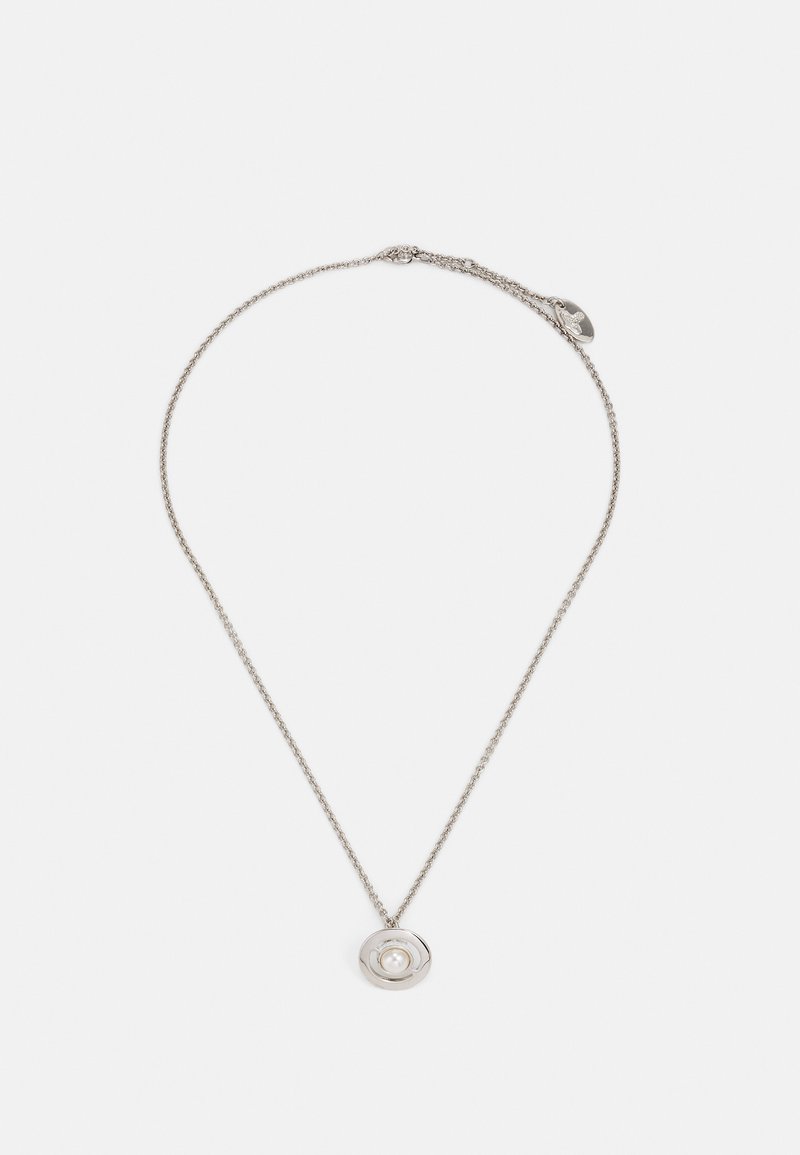 Vivienne Westwood SIMONETTA PENDANT UNISEX - Náhrdelník - silver-coloured/creamrose/white