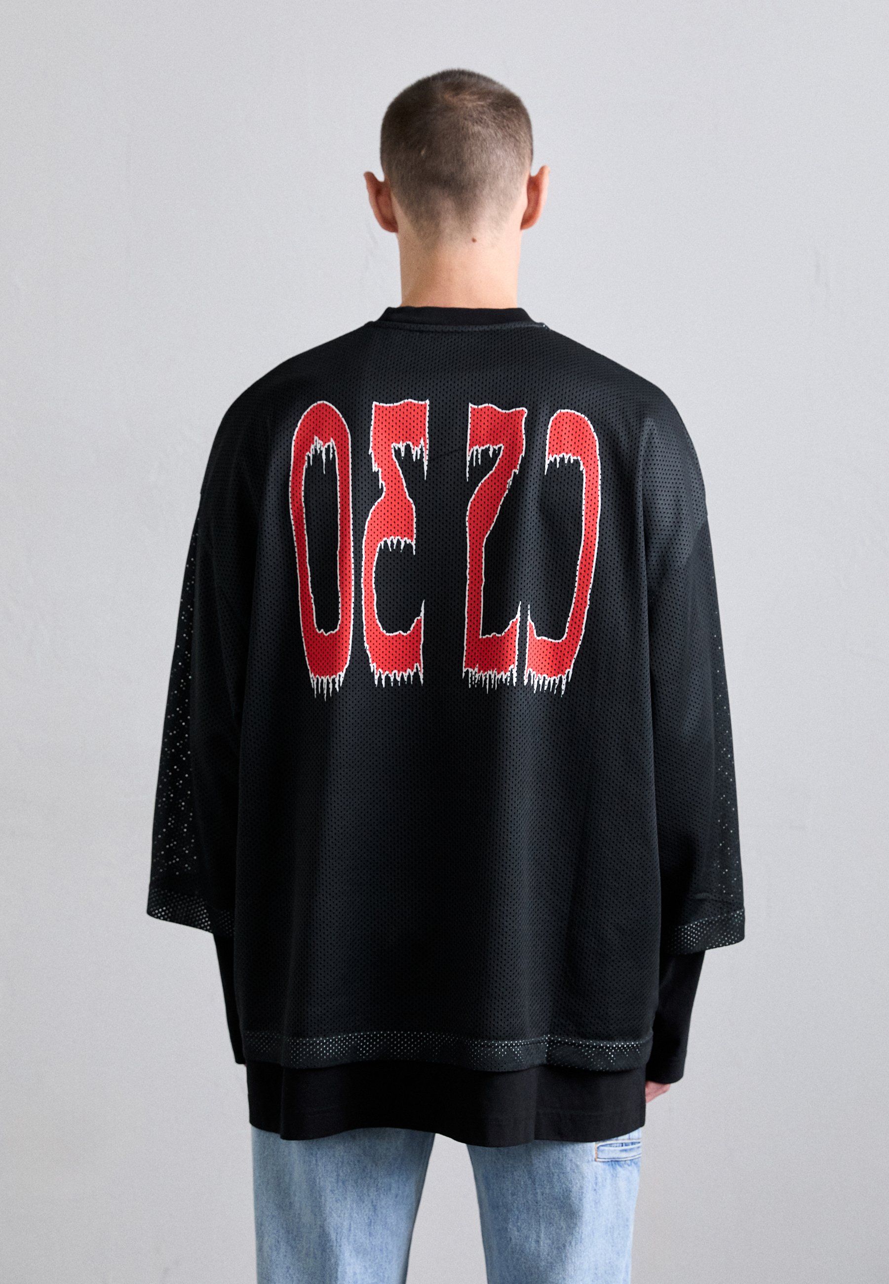032c GAME LAYERED LONGSLEEVE - Long sleeved top - washed