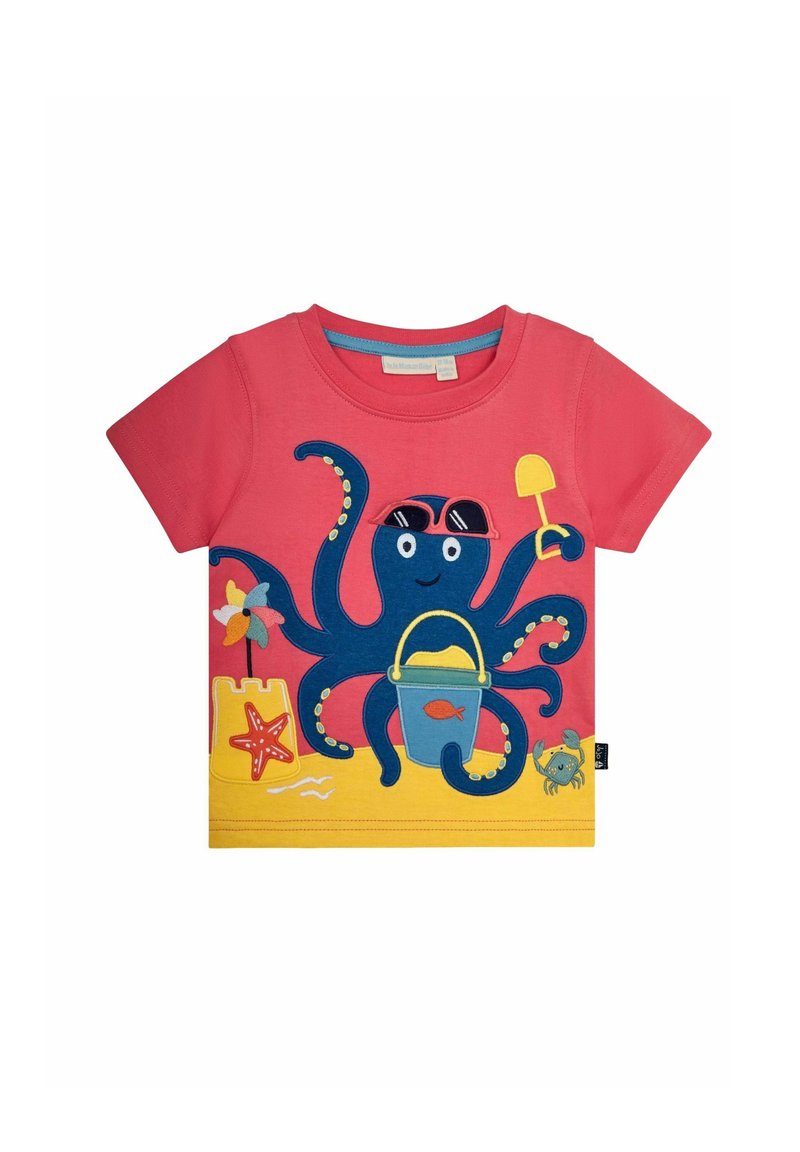 JoJo Maman Bébé REGULAR FIT - Marškinėliai su spaudiniu - orange octopus