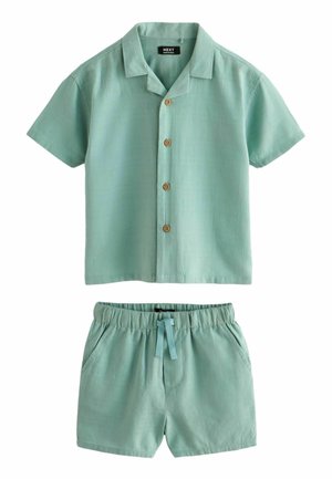 Next SHORT SLEEVE TEXTURED SET - REGULAR - T-shirt con stampa - green