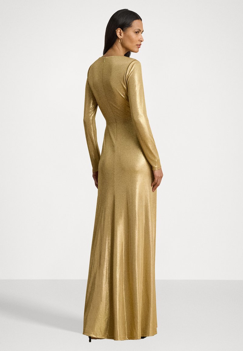 Lauren Ralph Lauren METALLIC JERSEY TWIST-FRONT GOWN - Occasion wear - relic golden-coloured/gold-coloured - Zalando.ie Lauren Ralph Lauren METALLIC JERSEY TWIST-FRONT GOWN - Occasion wear - relic golden-coloured/gold-coloured - Zalando.ie