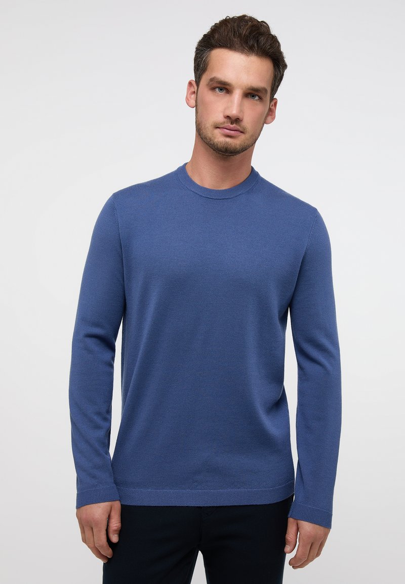 Eterna Strickpullover - blau