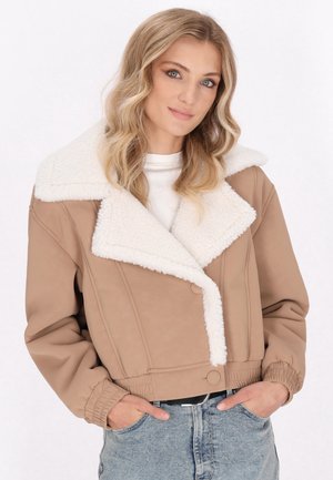 Übergangsjacke - kamel