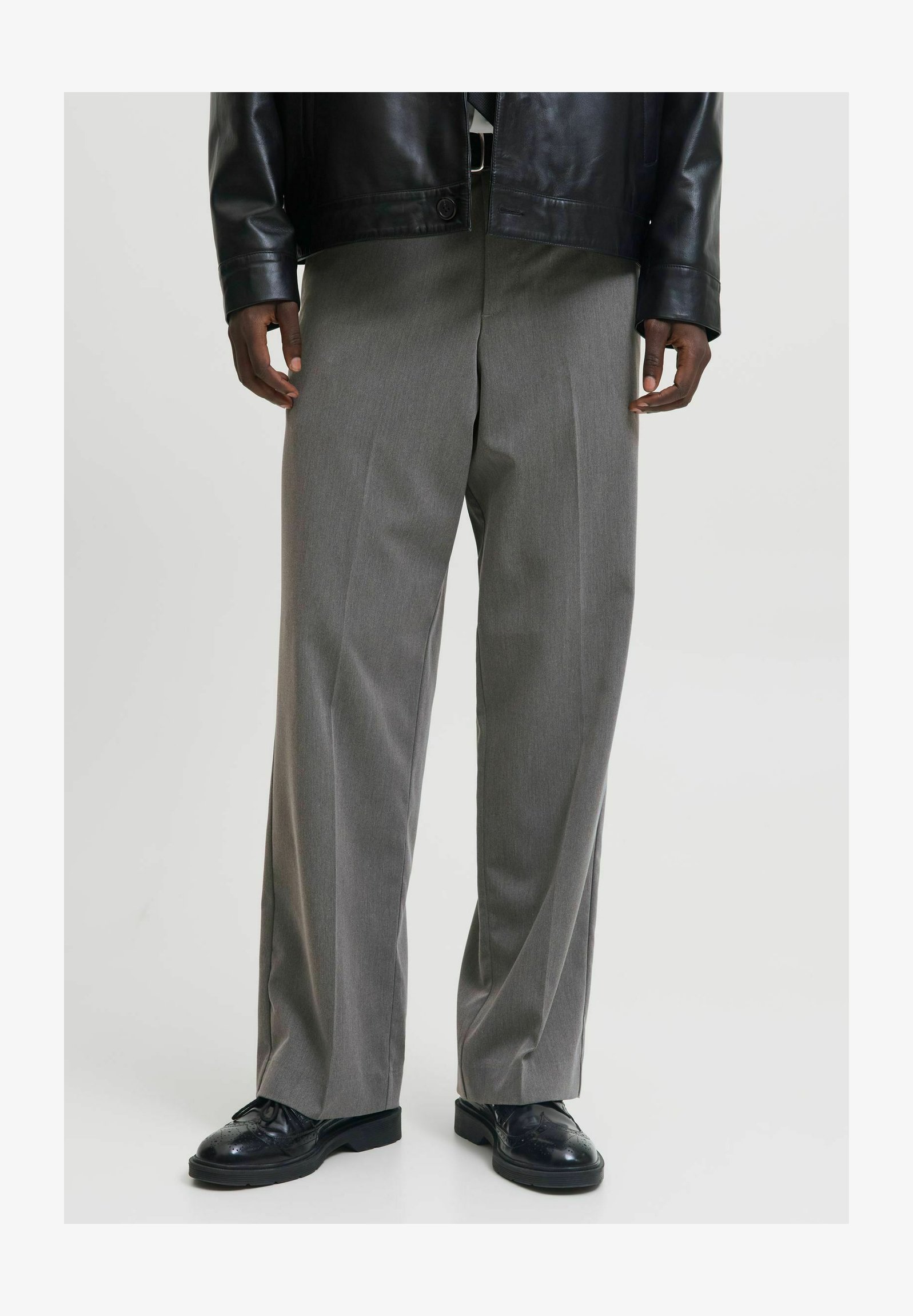 JACK & JONES Pantaloni Cargo Uomo Grigio Basalto – Tessuto Robusto, Tasche E Stile Casual
