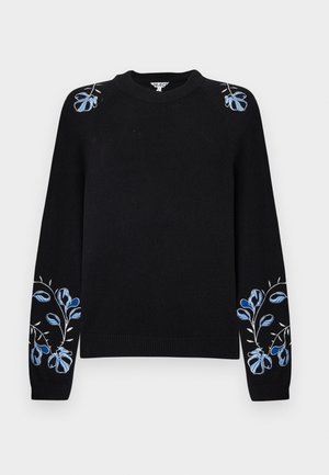Object, OBJLANEY RUBIN LS PULLOVER NOOS - Pullover - black