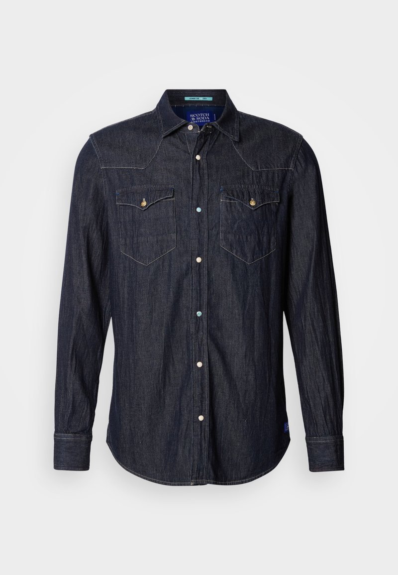 Scotch & Soda Overhemd donkerblauw