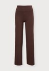 ESSENTIAL STUDIO FULL LENGTH WIDE LEG LEGGINGS - Pantalon de survêtement - dark brown