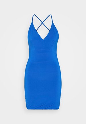 WAL G., BELIA STRAPPY MINI - Shift dress - electric blue