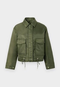 REVERSIBLE CROPPED  - Bomber stiliaus striukė - ivy