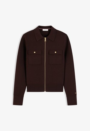 Tommy Hilfiger, CO FULL NEEDLE - Strickjacke - chocolate