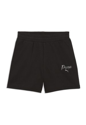 ESSENTIALS SCRIPT HIGH-WAIST  - Shorts - black