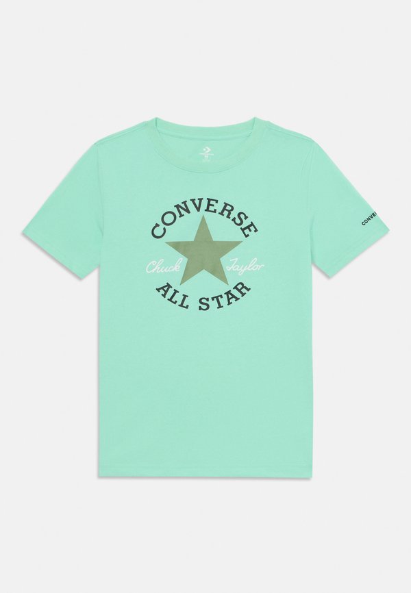 DISSECTED CHUCK PATCH TEE - Print T-shirt - aqua spark