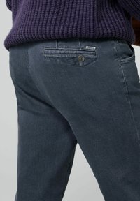 Meyer DUBLIN PERFORMANCE DENIM SUPER-STRECH - Chino - grau