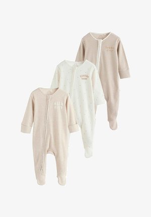 Next, REGULAR FIT - TWO WAY ZIP 3 PACK - Tutina - neutral milkclub
