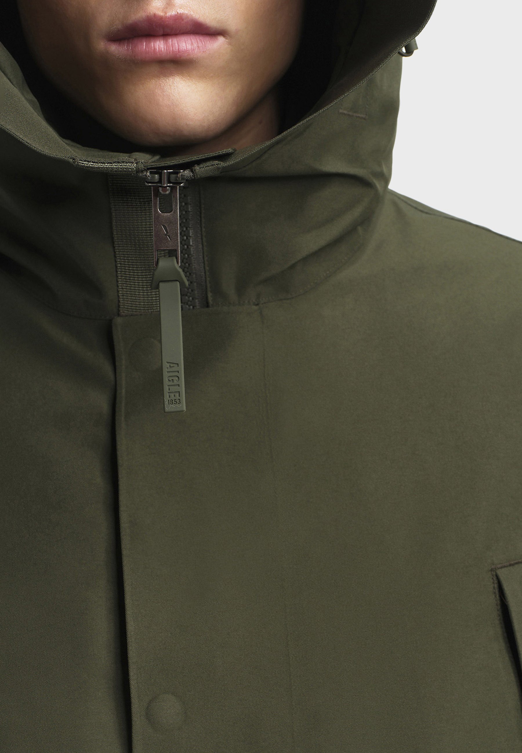 Aigle GORE-TEX - Down coat - khaki - Zalando.ie