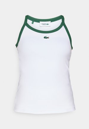 Lacoste Sport TENNIS TANK - Top - white/green