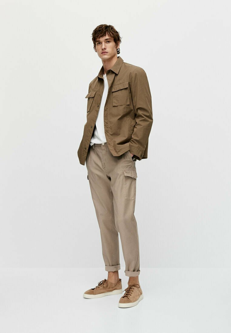 Massimo Dutti Pantaloni cargo - ochre/ocra - Zalando.it