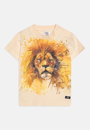 Hust & Claire ARTHUR UNISEX - Print T-shirt - sand