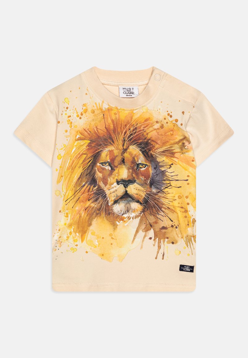 Hust & Claire ARTHUR UNISEX - Print T-shirt - sand