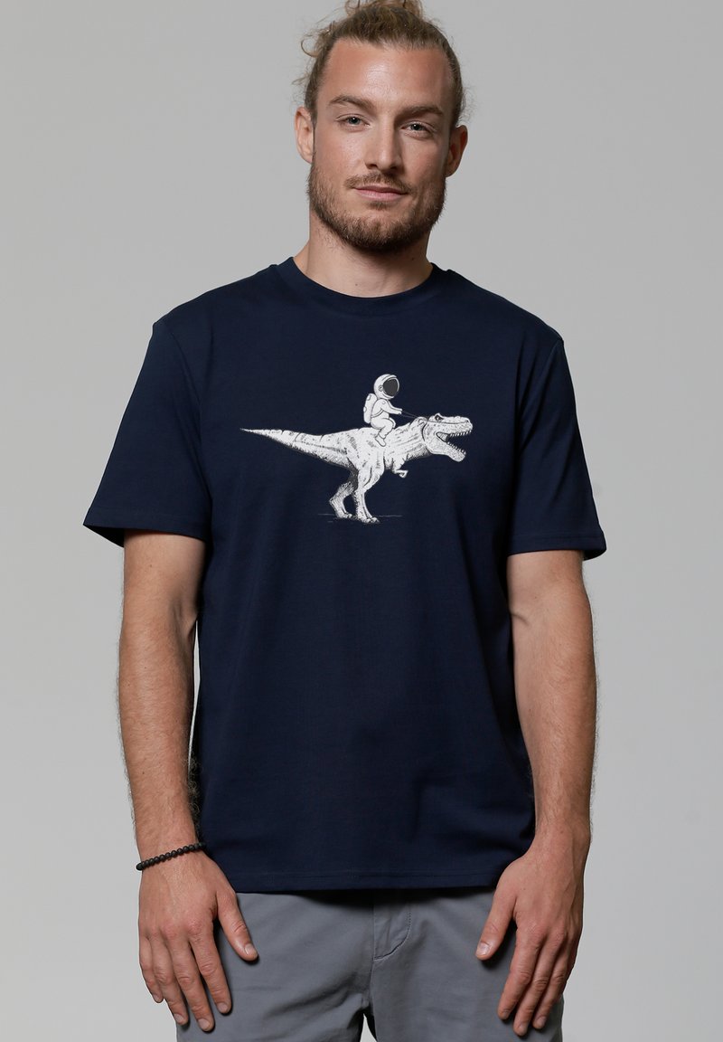 watapparel ASTRONAUT - T-shirt imprimé - french navy