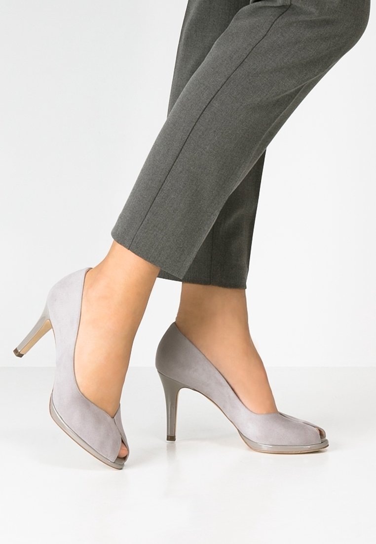 Peter Kaiser Talons hauts à bout ouvert - grey
