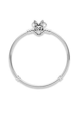 MINNIE MOUSE SNAKE CHAIN - Armband - silver coloured