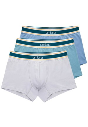 3 PIECES - Boxerky - grey turquoise bleu