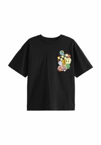 Next - SHORT SLEEVE GRAPHIC REGULAR FIT - T-shirt print - black stickers Miniatuurafbeelding 1