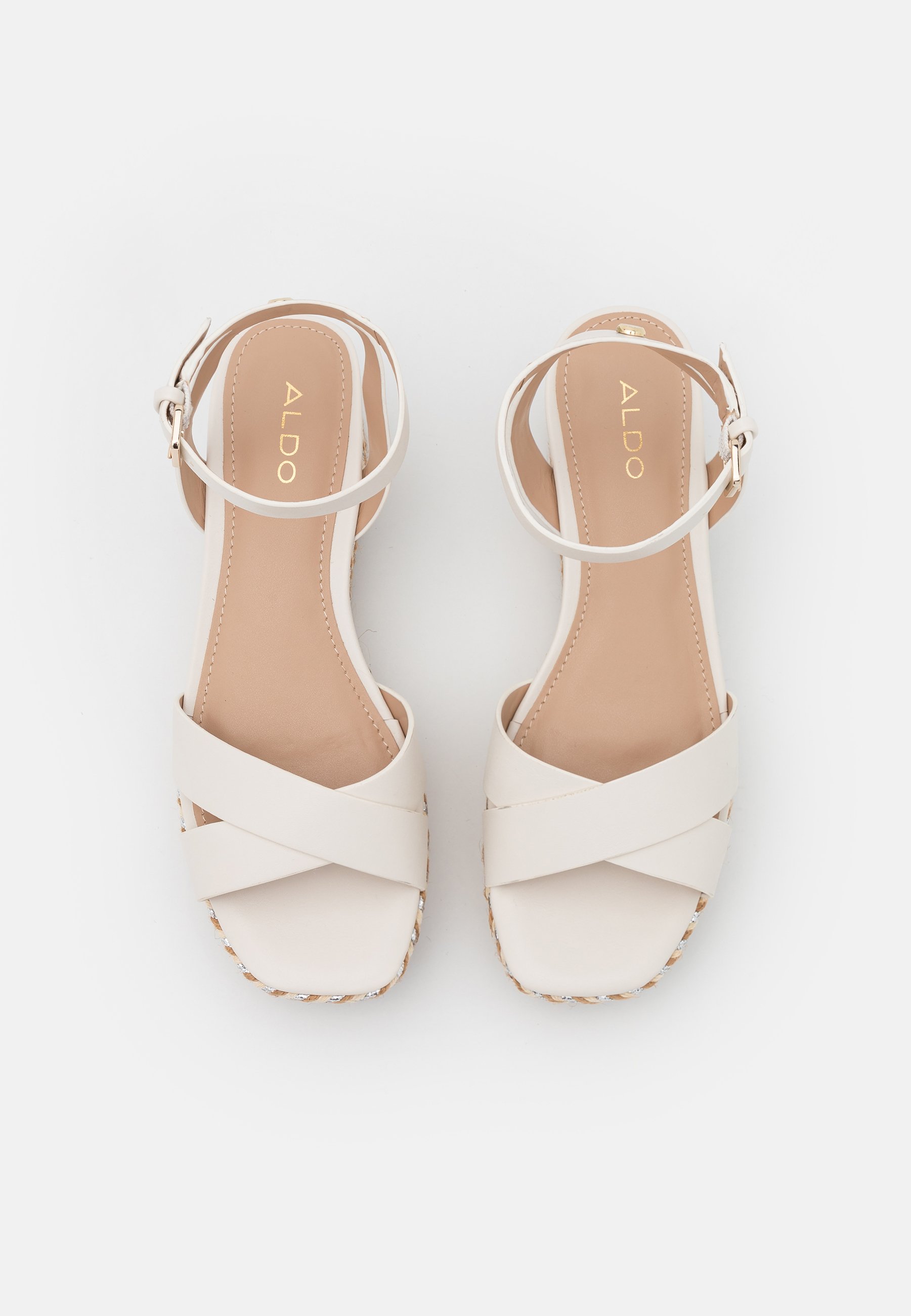 ALDO LAUNIA - Sandalias con plataforma - white/blanco - Zalando.es