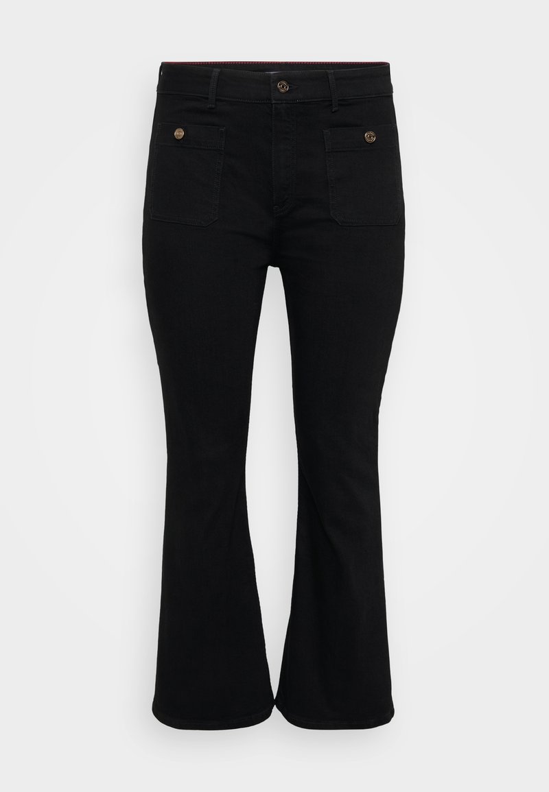 Tommy Hilfiger Curve Bootcut jeans zwart denim/blackdenim