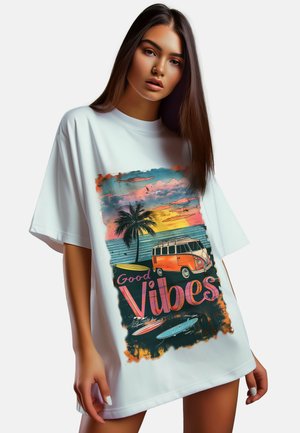 24RSW057 SURFSIDE-VIBES - Print T-shirt - surfside vibes