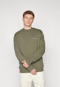 Samsøe Samsøe NORSBRO CREW NECK - Mikina - dusty olive