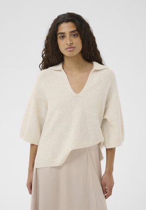 GUNI - Svetrík - whisper white melange