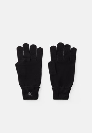 MONOGRAM EMBROIDERY - Gloves - black