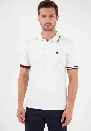 Lela & Buratti, LELA & BURATTI POLO T-SHIRT REGULAR FIT - Polo shirt - white