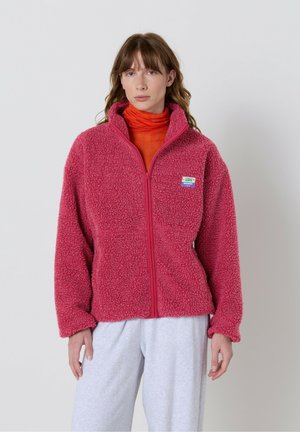 Fleecejacke - magenta chine