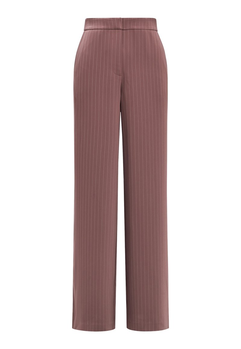 Forever New FALLON - Wide leg - mocha pinstripe set/mørkegrå - Zalando.dk