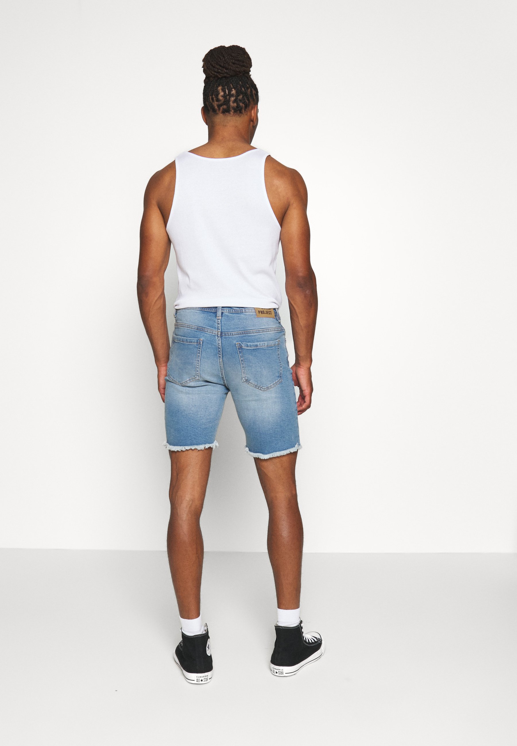 Uomo Shorts di jeans - blue heavy Uomo Shorts di jeans - blue heavy