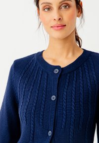 Damart FANTAISIE MANCHES LONGUES - Cardigan - Navy