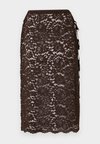 SISSI - Pencil skirt - hot fudge