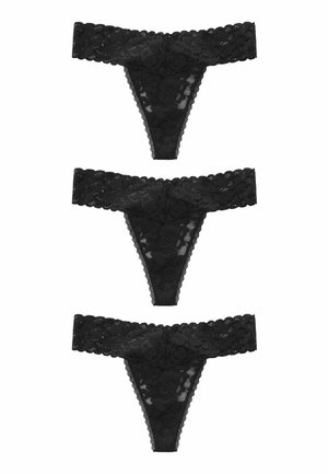 3 PACK - Stringi - black