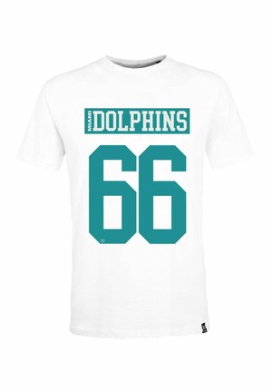 NFL DOLPHINS 82 CORE - T-shirt con stampa - white