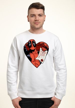 VALENTINES DAY DEADPOOL LIST - Sudadera - white