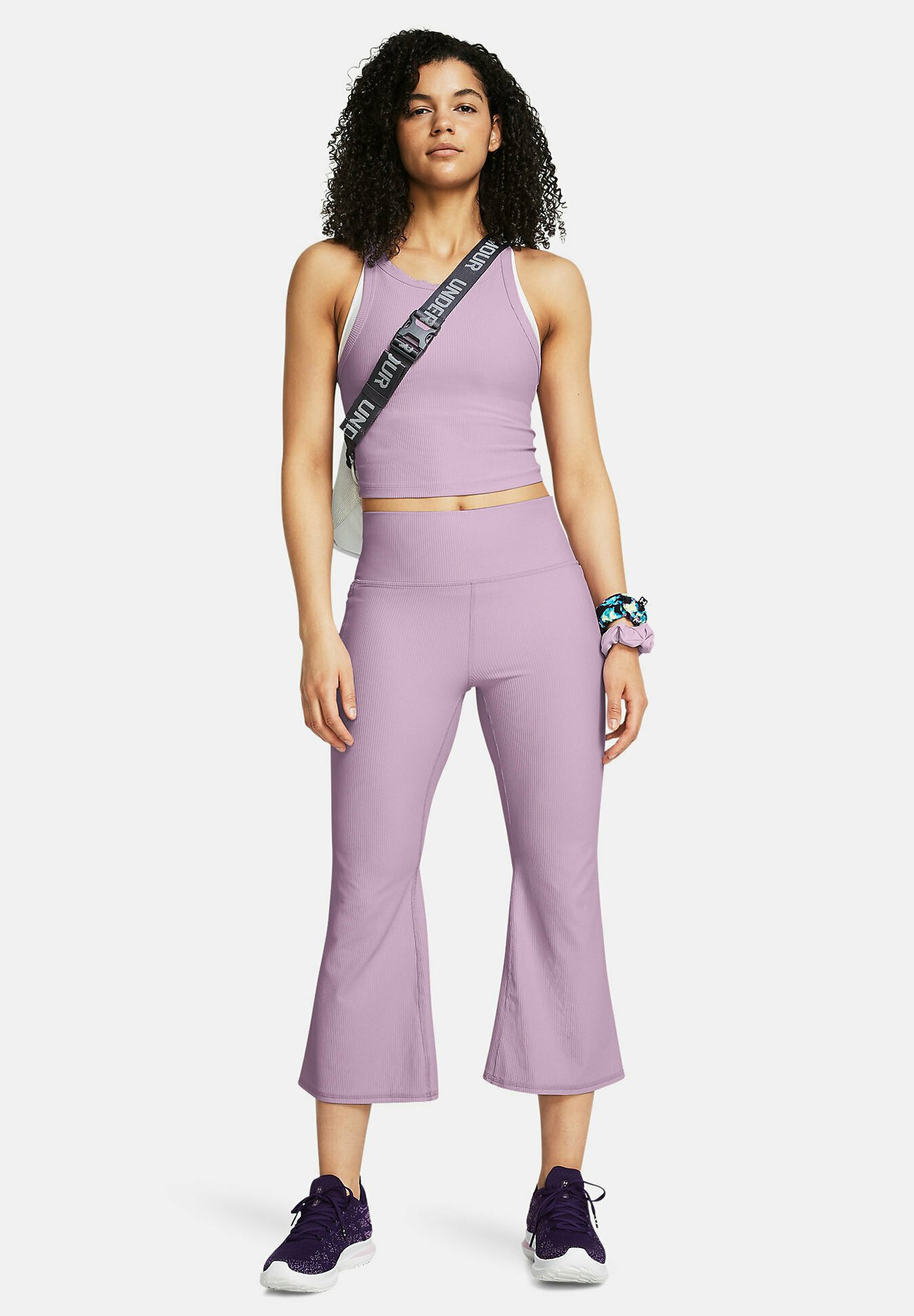 SLEEVELESS MERIDIAN CROP TANK