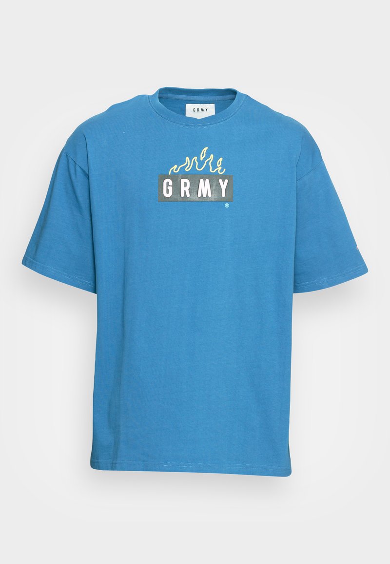 Grimey T-shirt print blauw