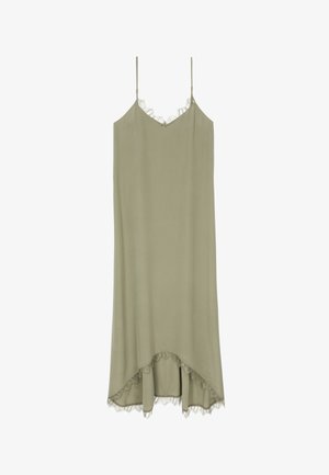 The Kooples Vestido largo - olive kaki