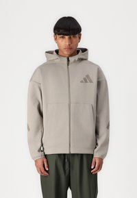 adidas Sportswear - Jaka ar rāvējslēdzēju - putty beige Miniatūras attēls 1